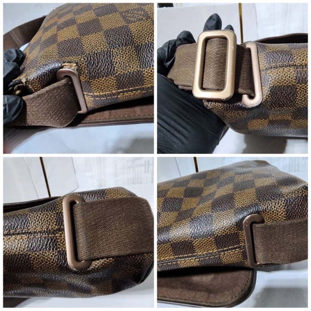 Louis Vuitton shoulder Damier Ebene bag PM Brooklyn Brown - Picture 7 of 17